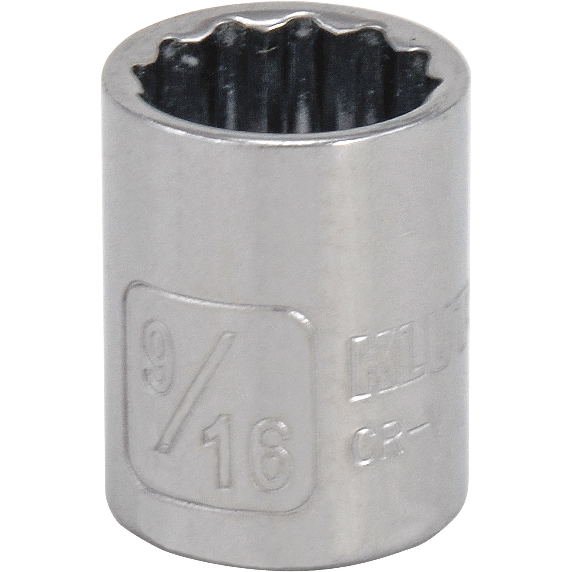 Klutch Socket — SAE, 3/8in.-Drive, 12-Pt.  11 Assorted Sizes